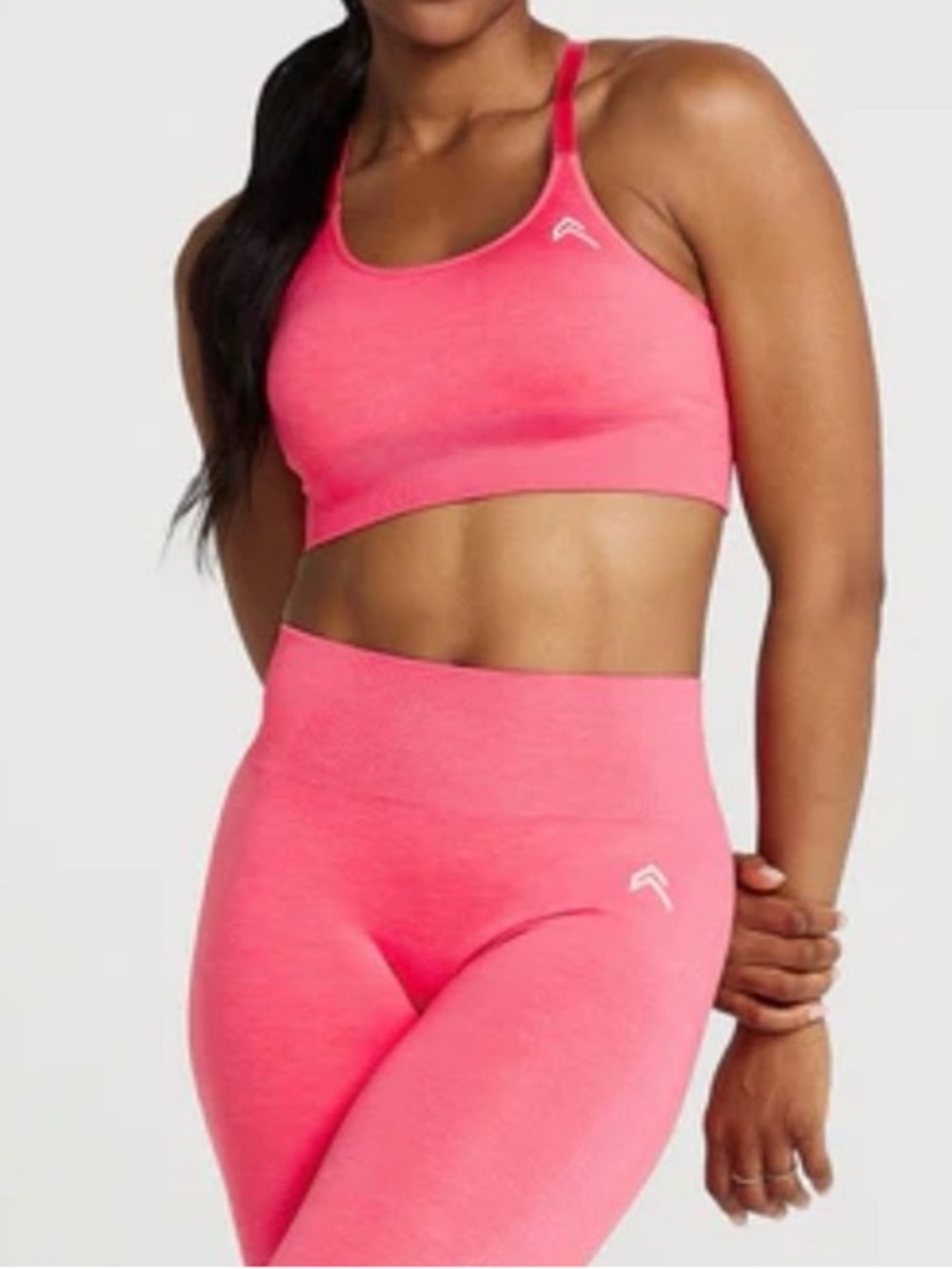 Seamless Oner Active Guava Marl Set